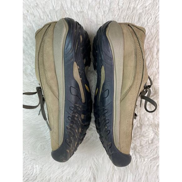 KEEN US 9 EU 39.5 Tan Nubuck Leather Lace Up Hiking Trail Shoes - Picture 7 of 10